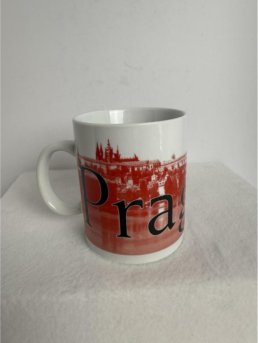 Starbucks Coffee Collector Series Prague City Mug Rastal 16 oz Cup 2002